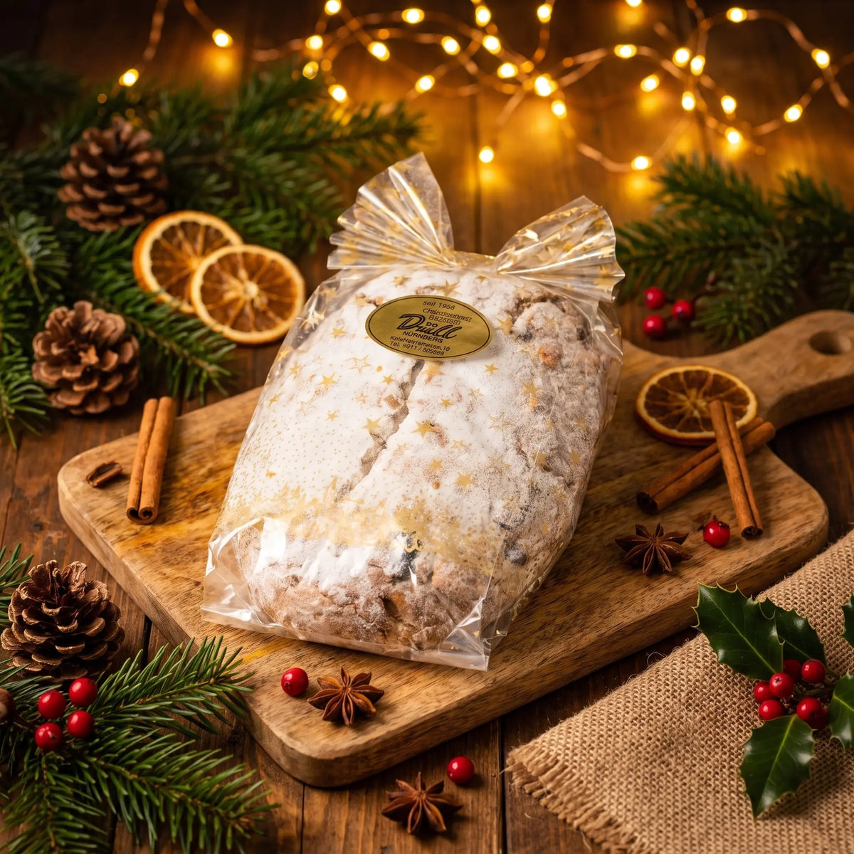 Lebküchnerei Düll Premium Christstollen mit Marzipan - Feinkost Schmitz