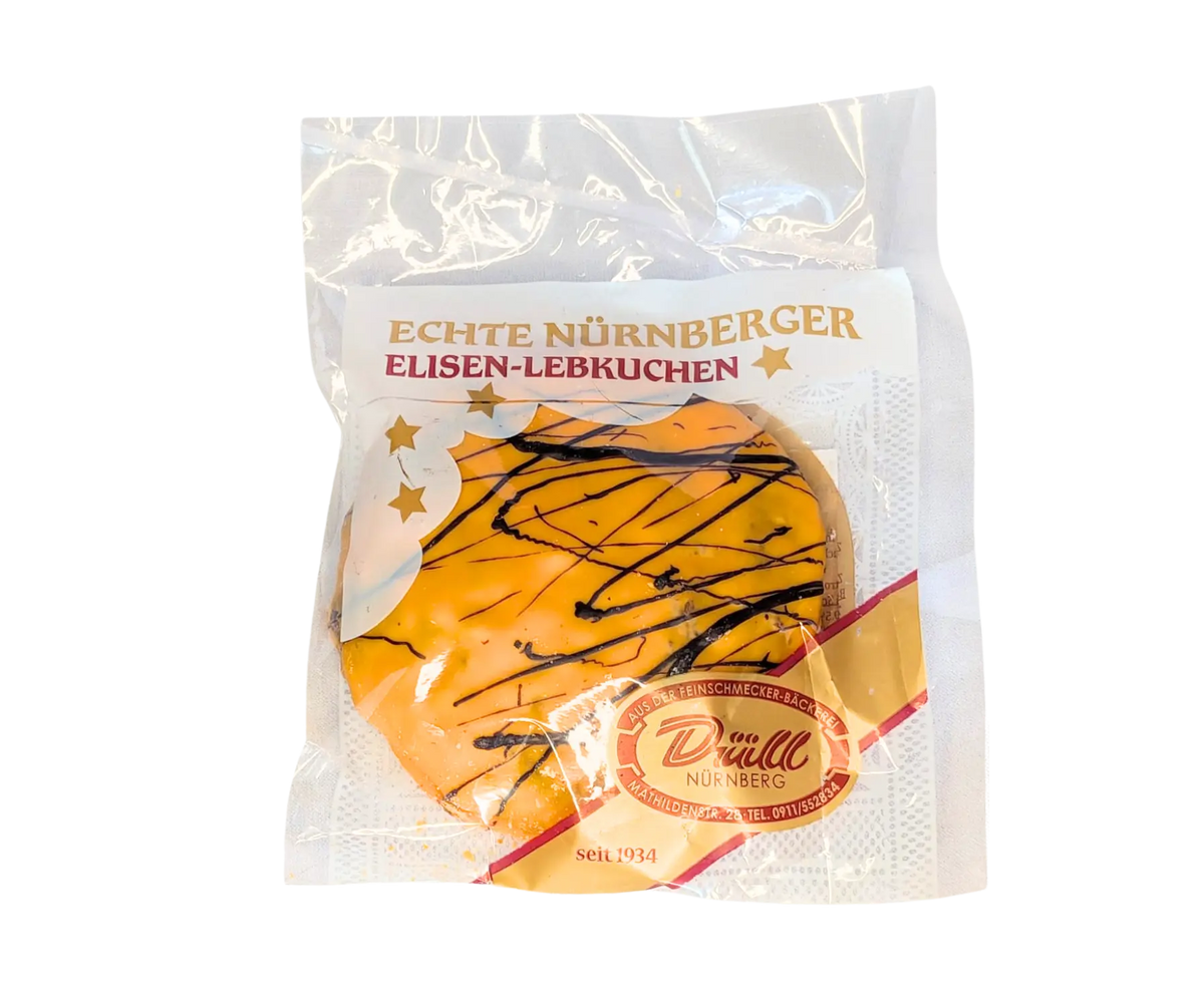 Lebküchnerei Düll Elisenlebkuchen Orangenglasur 100g, einzeln verpackt - Feinkost Schmitz