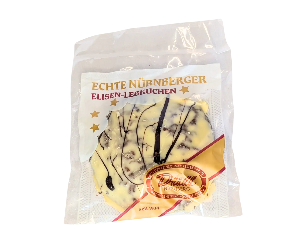 Lebküchnerei Düll Elisenlebkuchen weisse Schokolade 100g, einzeln verpackt - Feinkost Schmitz