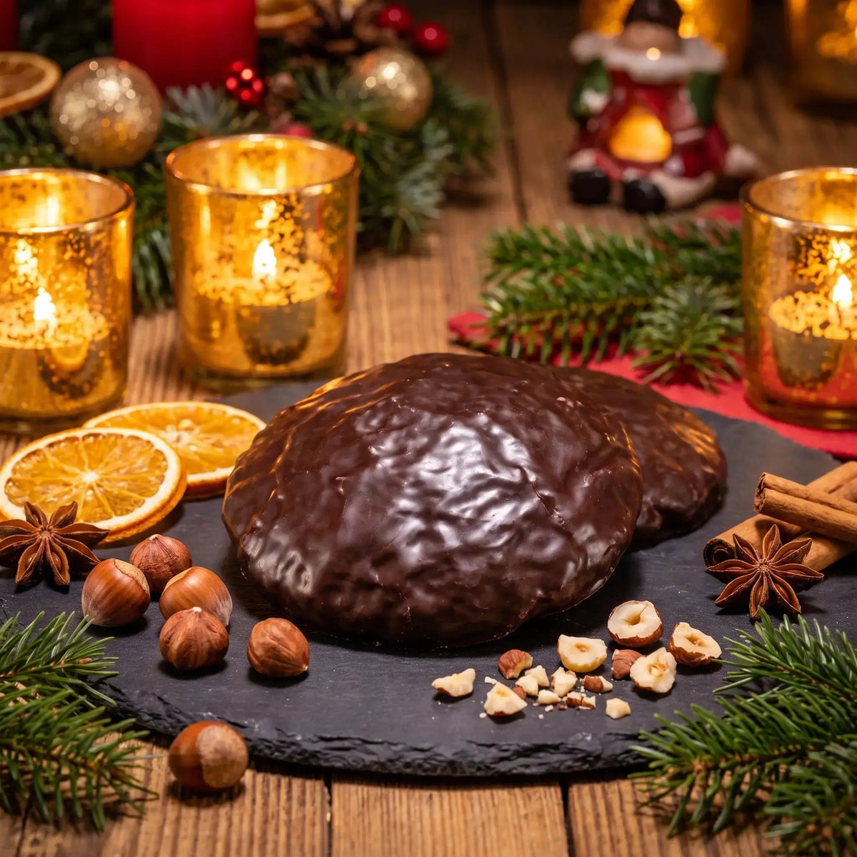Lebküchnerei Düll Elisen Lebkuchen  Zartbitterschokolade 100g Feinkost Schmitz