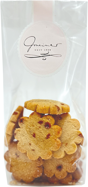 Zimttaler 150g - von Gmeiner Confiserie in einer durchsichtigen kleinen Tüte