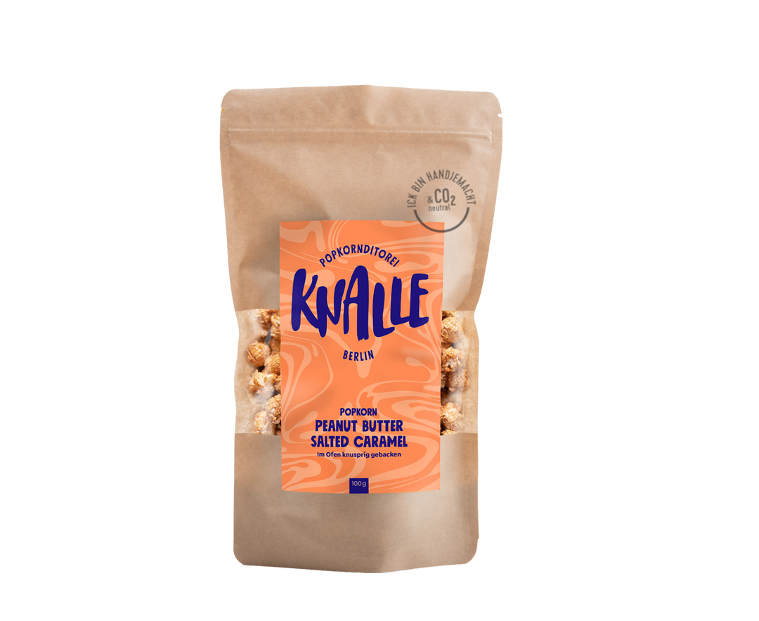 Knalle Popkorn Erdnussbutter & Salzkaramell