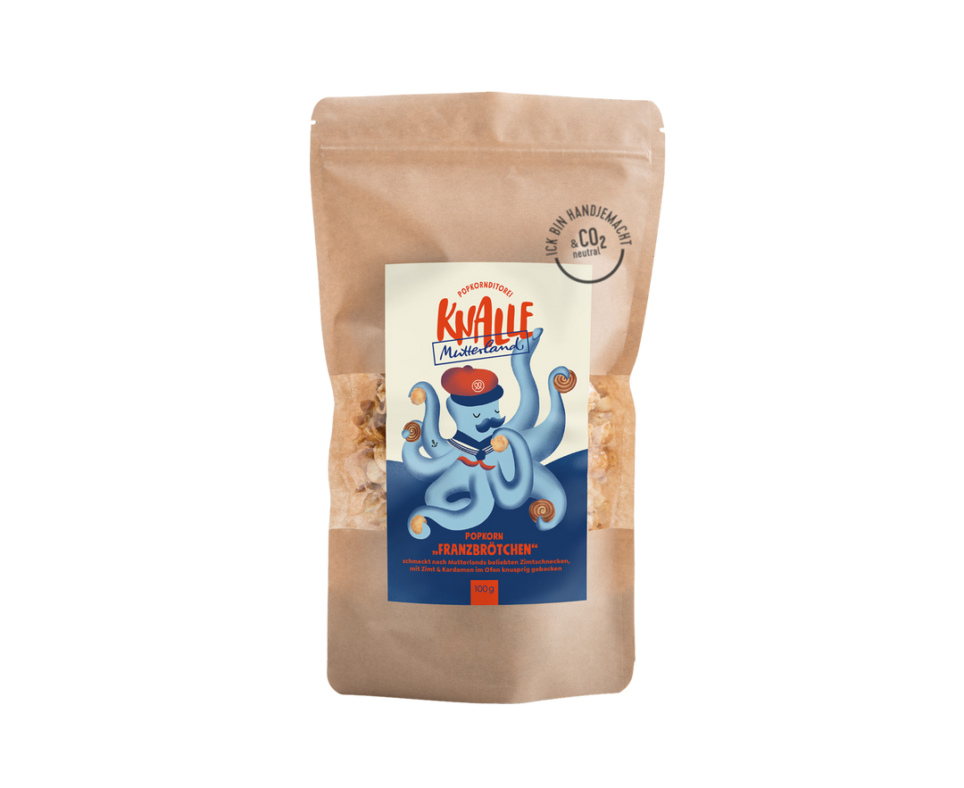Knalle Popkorn Franzbrötchen
