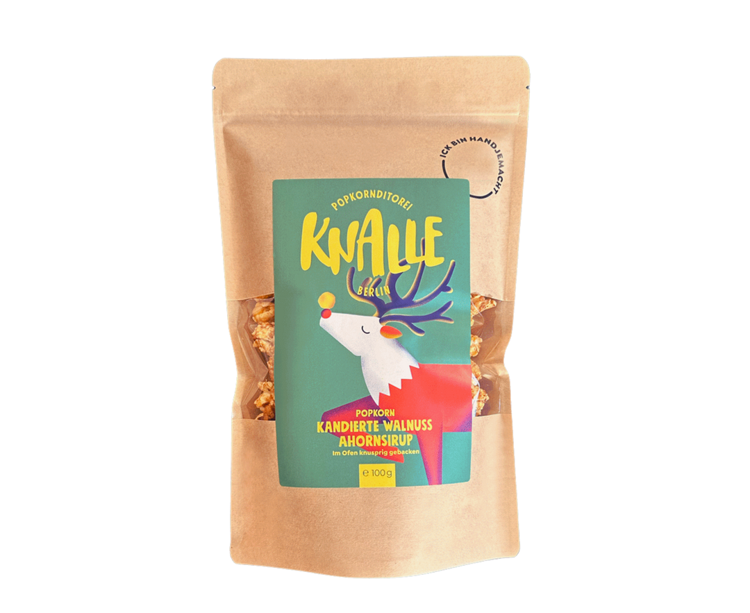 Popkorntüte Walnuss Ahornsirup