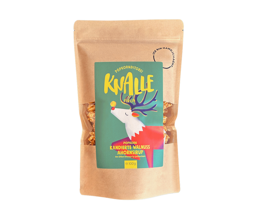 Popkorntüte Walnuss Ahornsirup