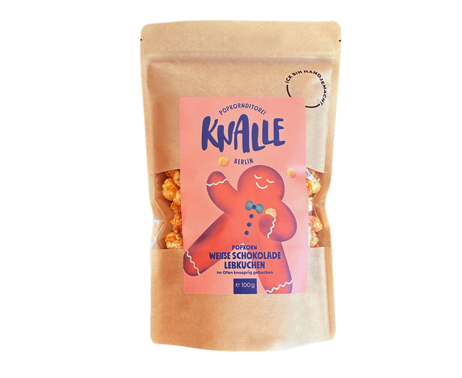 Knalle Popkorntüte Weisse Schokolade & Lebkuchen