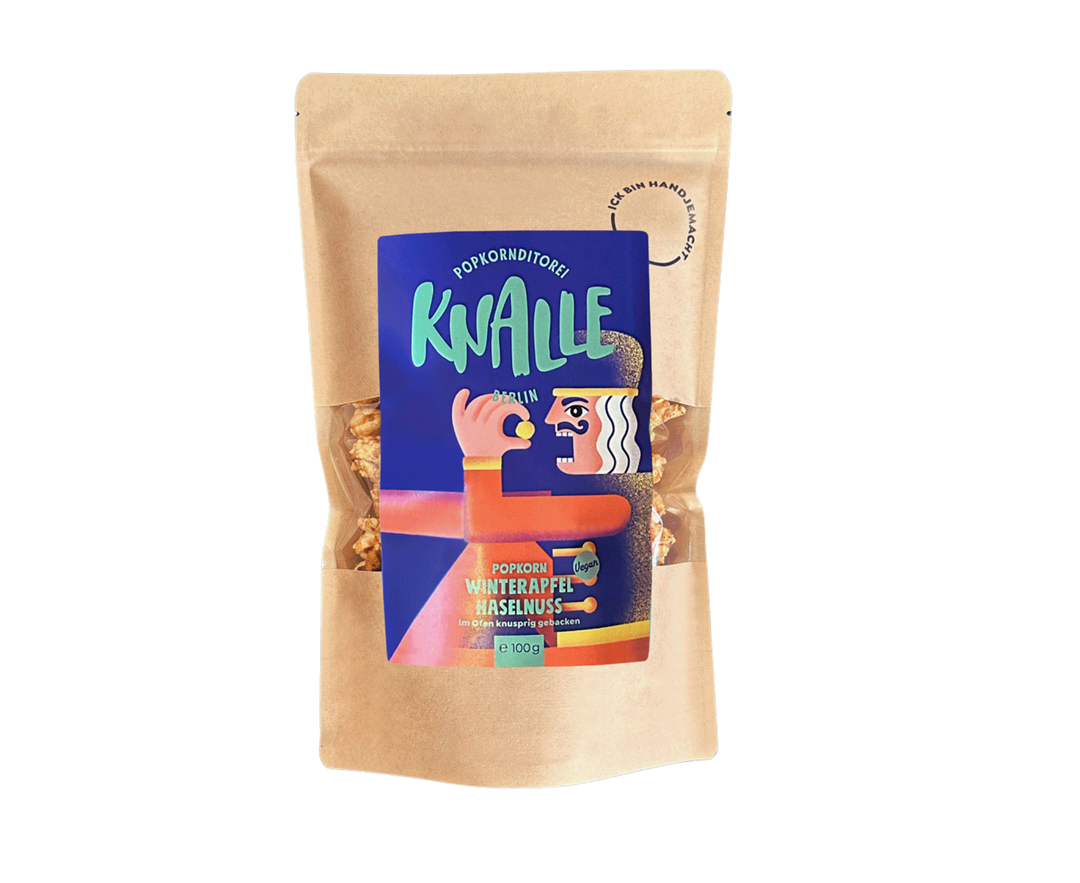 Popkorntüte Winterapfel Haselnuss