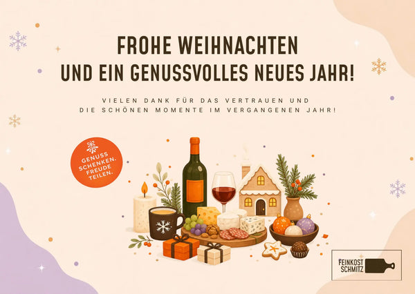 Grusskarte "Weihnachtsessen"