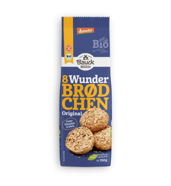 Bauck Mühle BIO Wunderbrödchen Weltmeister 350g GLUTENFREI - Feinkost Schmitz
