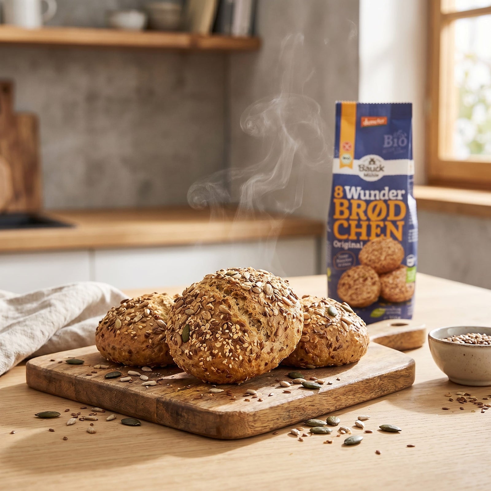 Bauck Mühle BIO Wunderbrödchen Weltmeister 350g GLUTENFREI - Feinkost Schmitz
