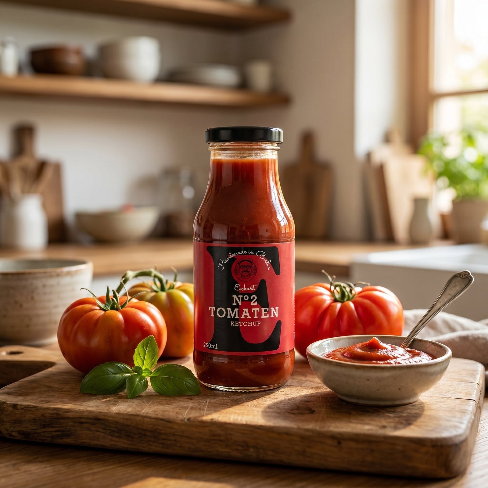Eckart Saucen Nr. 2 - Tomaten Ketchup 250ml VEGAN - Feinkost Schmitz
