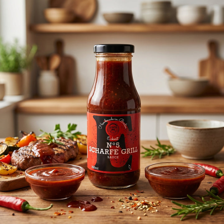 Eckart Saucen Nr. 5 - Scharfe Grillsauce 250ml - Feinkost Schmitz