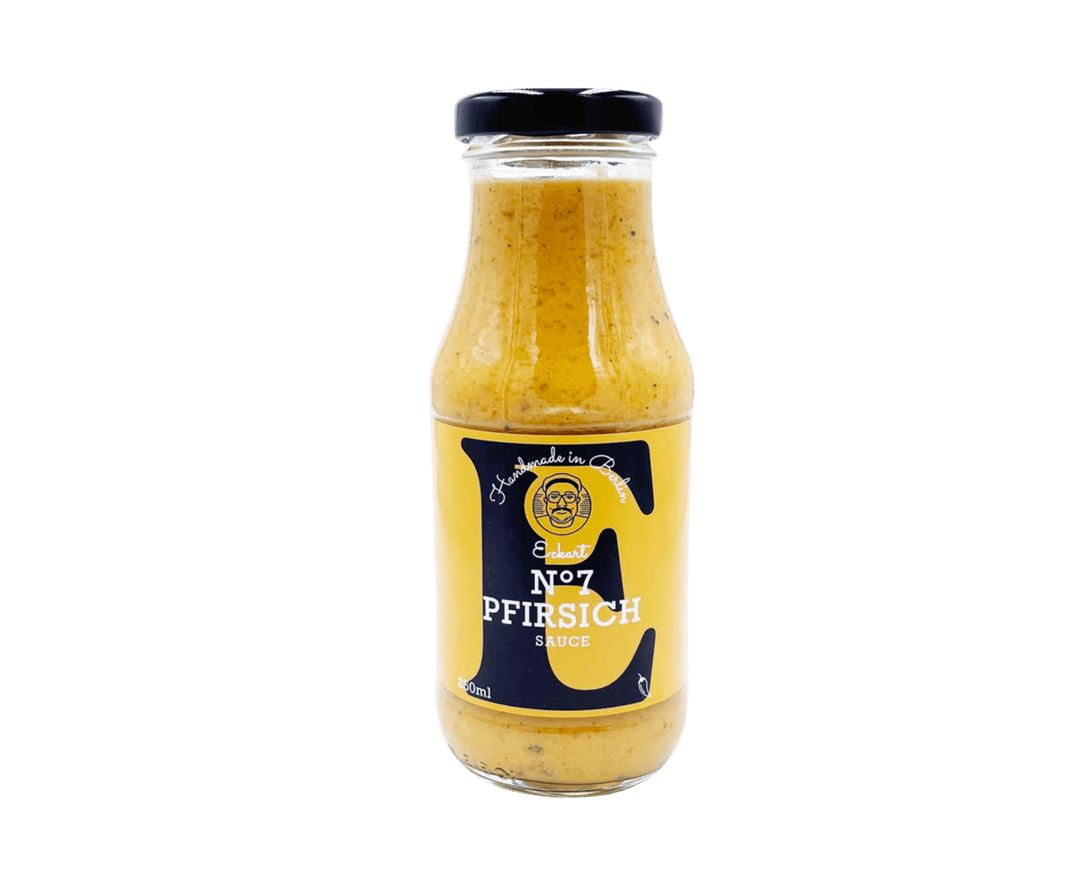 Eckart Saucen Nr. 7 - Pfirsich Senf Sauce 250ml VEGAN - Feinkost Schmitz