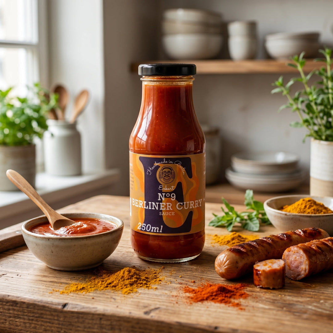 Eckart Saucen Nr. 9 - Berliner Curry Sauce 250 ml VEGAN - Feinkost Schmitz