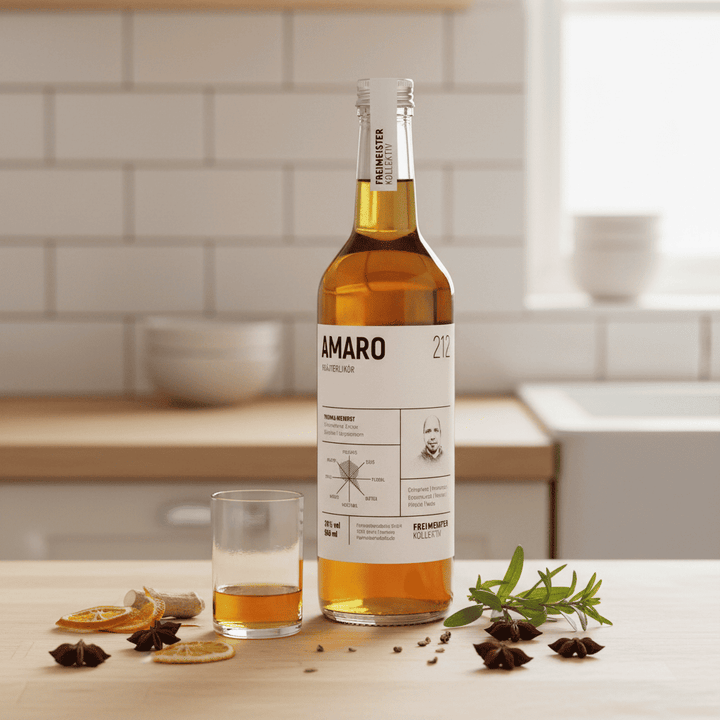Freimeisterkollektiv Amaro (Kräuterlikör) 0.5l / 28% vol. - Feinkost Schmitz