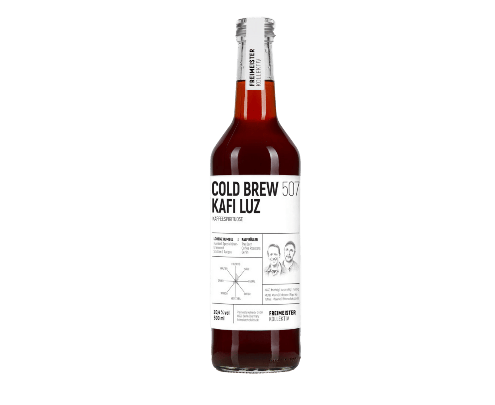 Freimeisterkollektiv Cold Brew Kafi Luz, 0.5l / 20.4 % vol. - Feinkost Schmitz