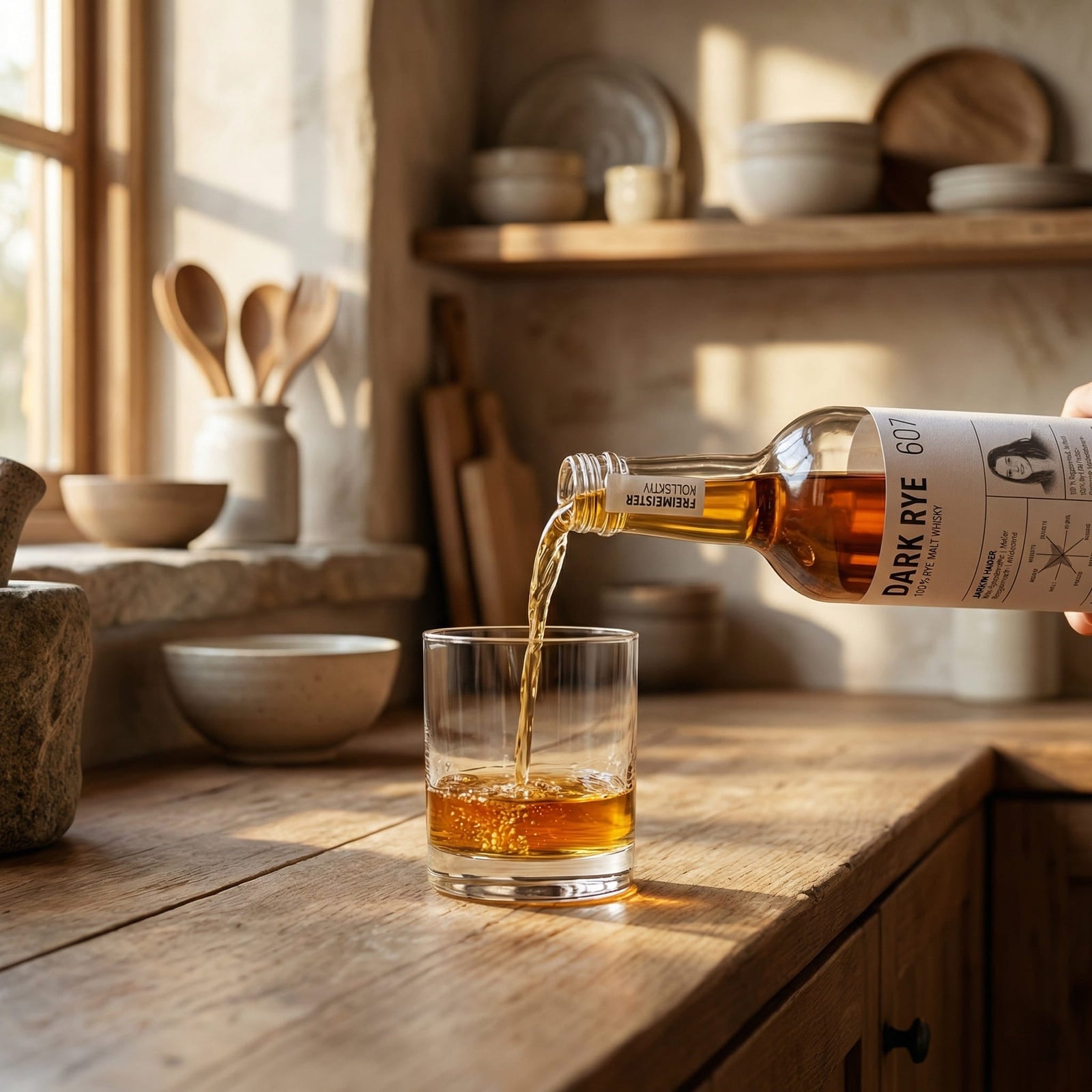 Freimeisterkollektiv Dark Rye (100% Roggen Whisky) 0.5l / 46% vol. - Feinkost Schmitz