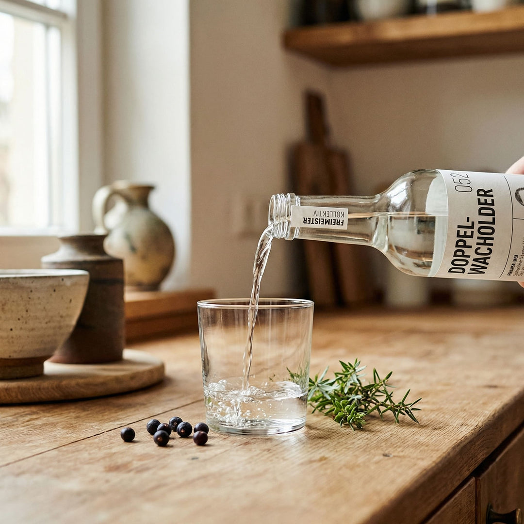 Freimeisterkollektiv Doppelwacholder 0.5l / 43% vol. - Feinkost Schmitz