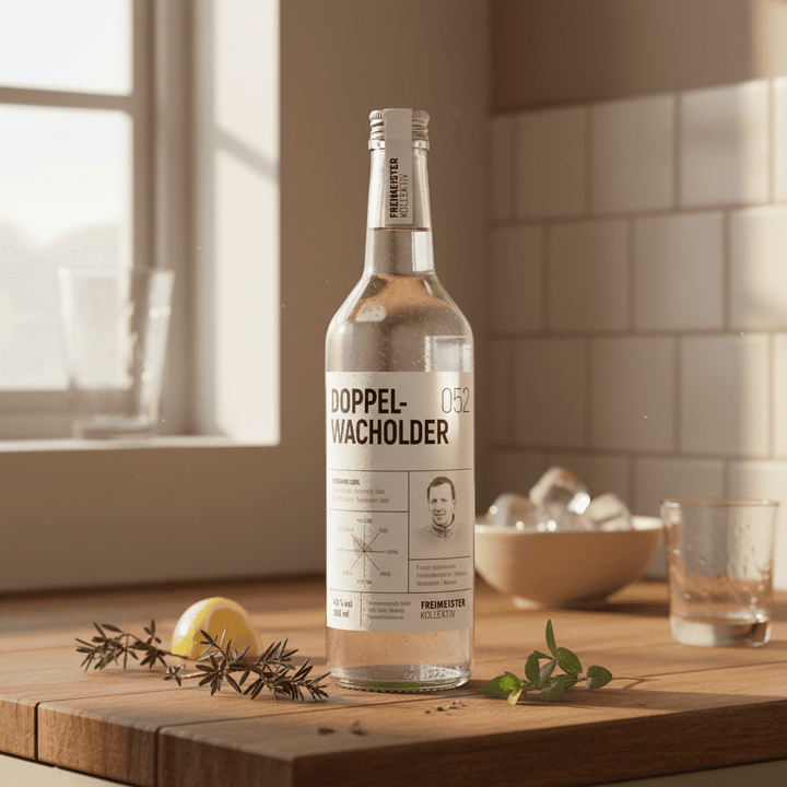 Freimeisterkollektiv Doppelwacholder 0.5l / 43% vol. - Feinkost Schmitz