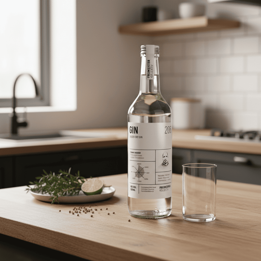 Freimeisterkollektiv Gin (London Dry) 0.5l / 48% vol. - Feinkost Schmitz