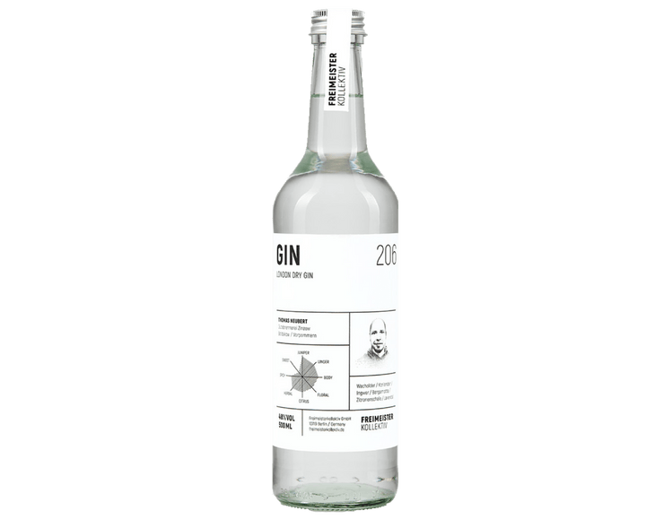 Freimeisterkollektiv Gin (London Dry) 0.5l / 48% vol. - Feinkost Schmitz