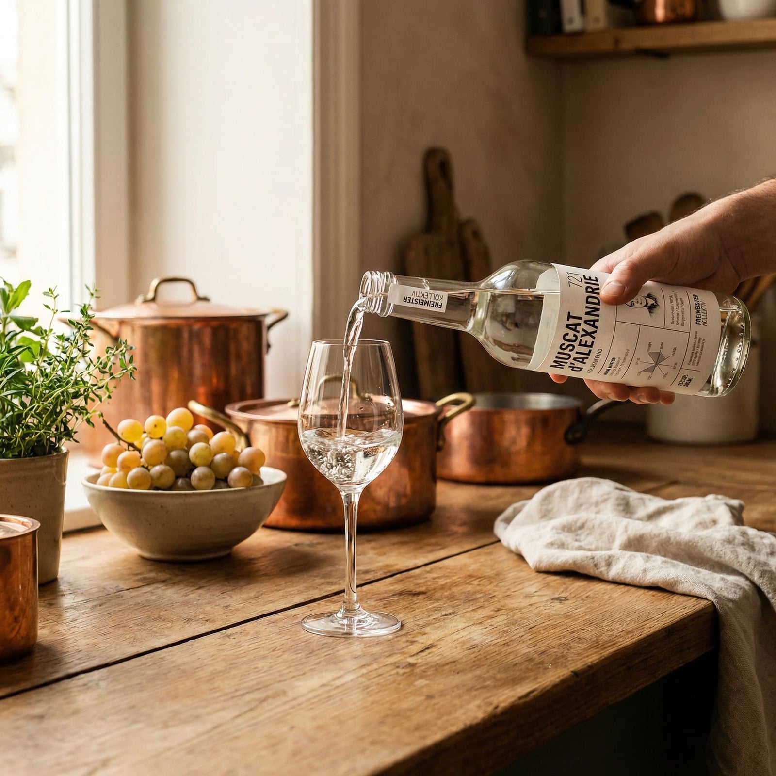 Freimeisterkollektiv Muscat D’Alexandrie 721 – Traubenbrand 0.5l / 45% vol. - Feinkost Schmitz