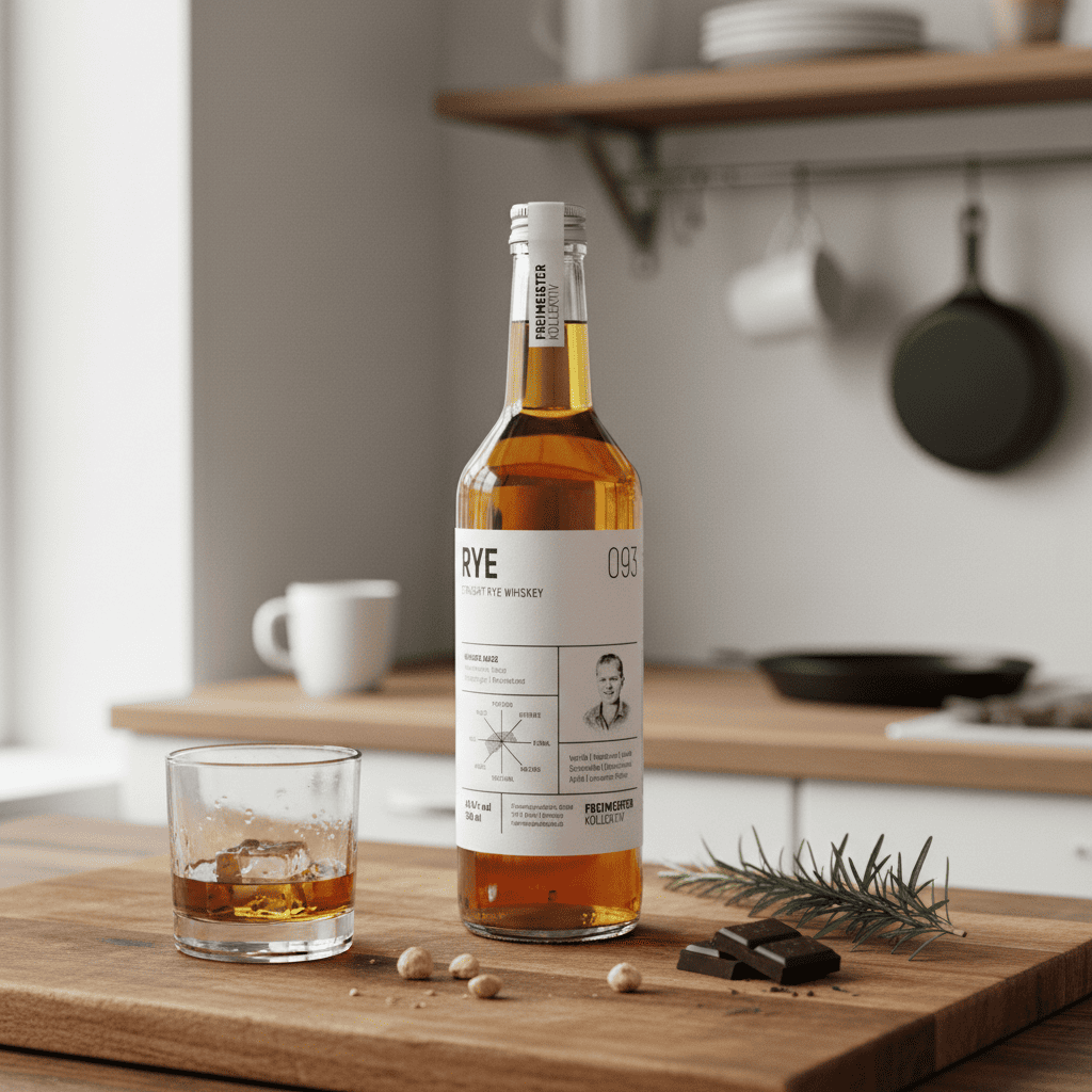 Freimeisterkollektiv Rye (Straight Rye Whiskey) 0.5l / 48.2% vol. - Feinkost Schmitz