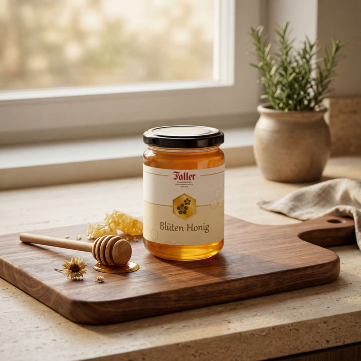Genussmanufaktur Faller Blütenhonig 380g - Feinkost Schmitz