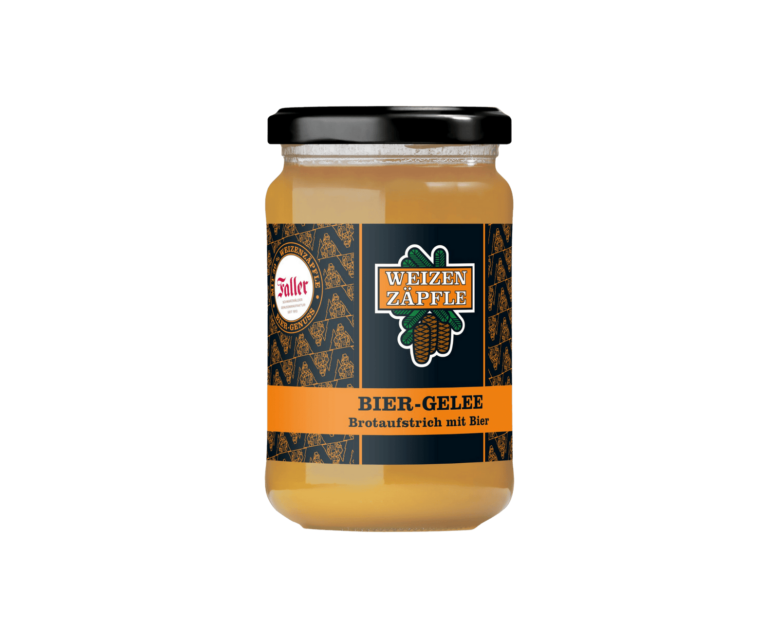 Genussmanufaktur Faller Hefeweizen Bier Gelee Brotaufstrich 330g VEGAN - Feinkost Schmitz