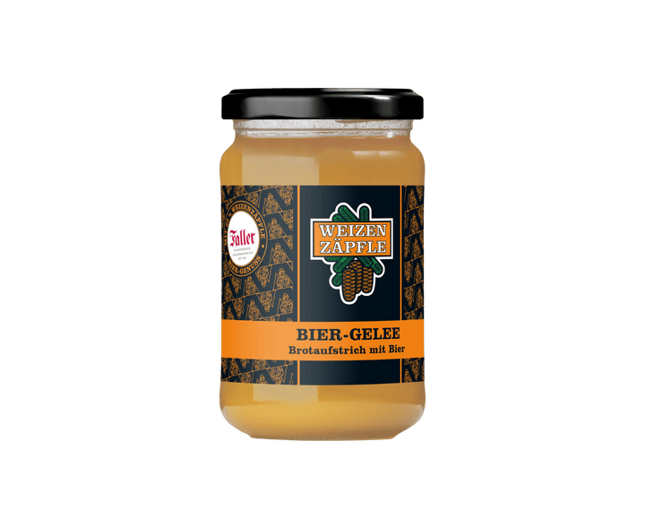 Genussmanufaktur Faller Hefeweizen Bier Gelee Brotaufstrich 330g VEGAN - Feinkost Schmitz