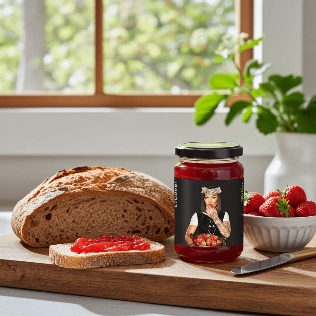 Genussmanufaktur Faller Konfitüre Erdbeer 330g VEGAN - Feinkost Schmitz