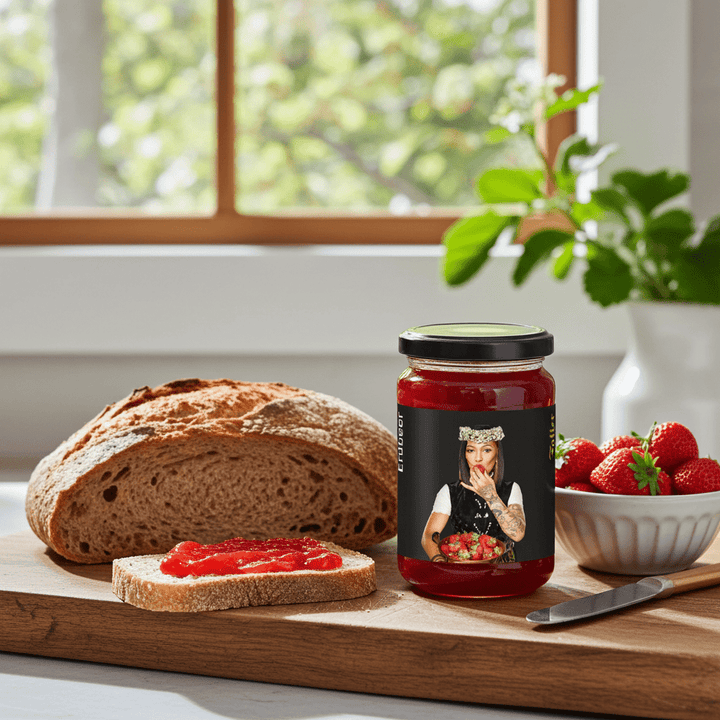 Genussmanufaktur Faller Konfitüre Erdbeer 330g VEGAN - Feinkost Schmitz