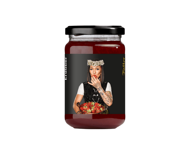 Genussmanufaktur Faller Konfitüre Erdbeer 330g VEGAN - Feinkost Schmitz