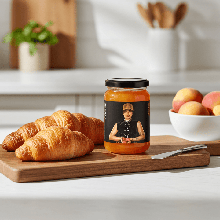 Genussmanufaktur Faller Pfirsich Konfitüre mit Weinbergpfirsich 330g VEGAN - Feinkost Schmitz