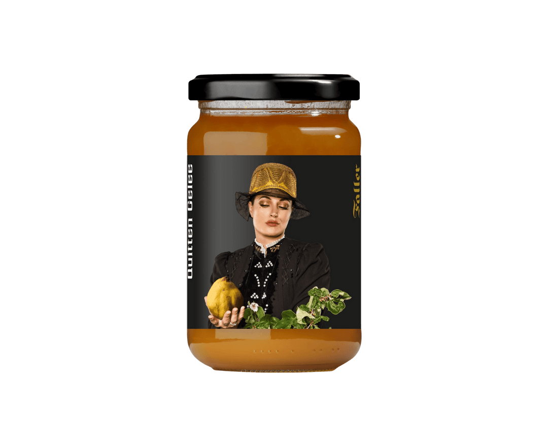 Genussmanufaktur Faller Quitten Gelée – 60% Frucht, 330 g, vegan - Feinkost Schmitz