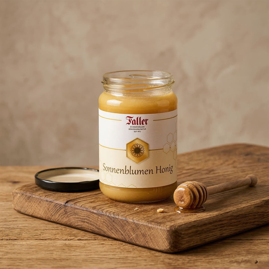 Genussmanufaktur Faller Sonnenblumenhonig 380g - Feinkost Schmitz