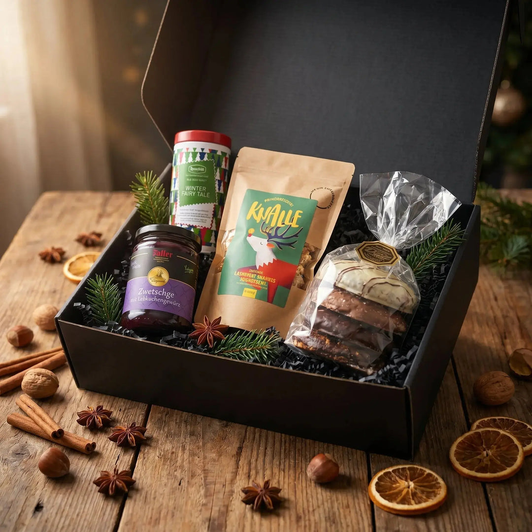 Geschenkbox x-mas mittel Feinkost Schmitz