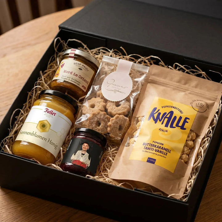 Geschenkbox "Süsse Versuchung" - Feinkost Schmitz