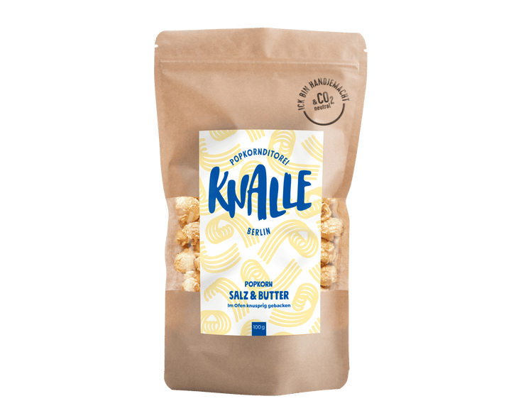 Knalle Popkorn Salz &amp; Butter - Feinkost Schmitz
