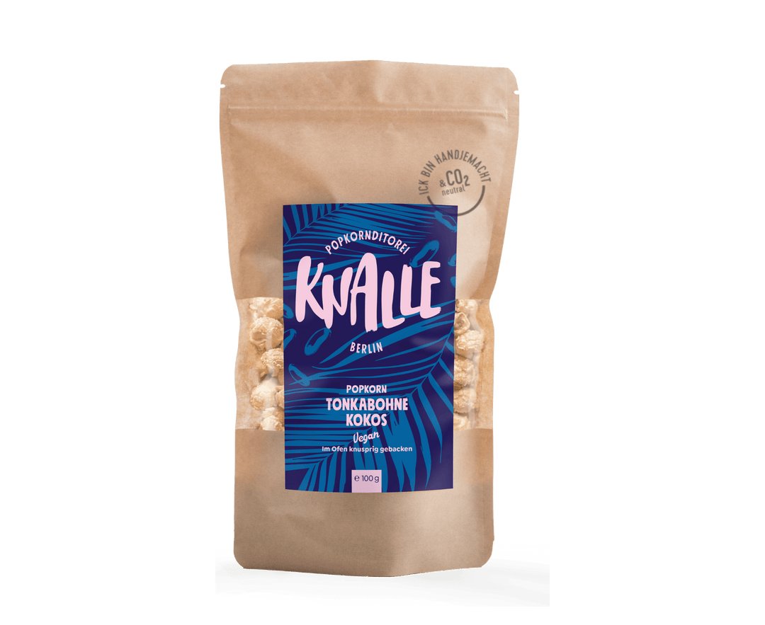 Knalle Popkorn Tonkabohne Kokos VEGAN - Feinkost Schmitz