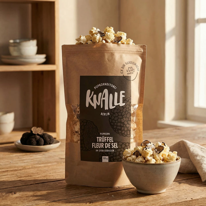 Knalle Popkorn Trüffel Fleur de Sel - Feinkost Schmitz
