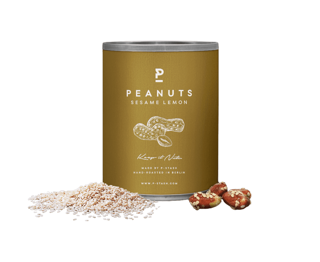 P - Stash Erdnuss - Sesam Zitrone 60g - Feinkost Schmitz