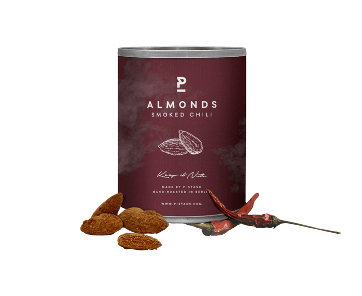 P - Stash Mandeln - Smoked Chili 60g - Feinkost Schmitz