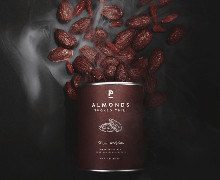 P - Stash Mandeln - Smoked Chili 60g - Feinkost Schmitz