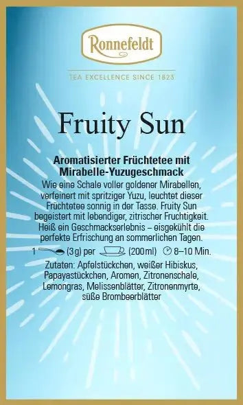 Ronnefeldt Tee Fruity Sun Feinkost Schmitz