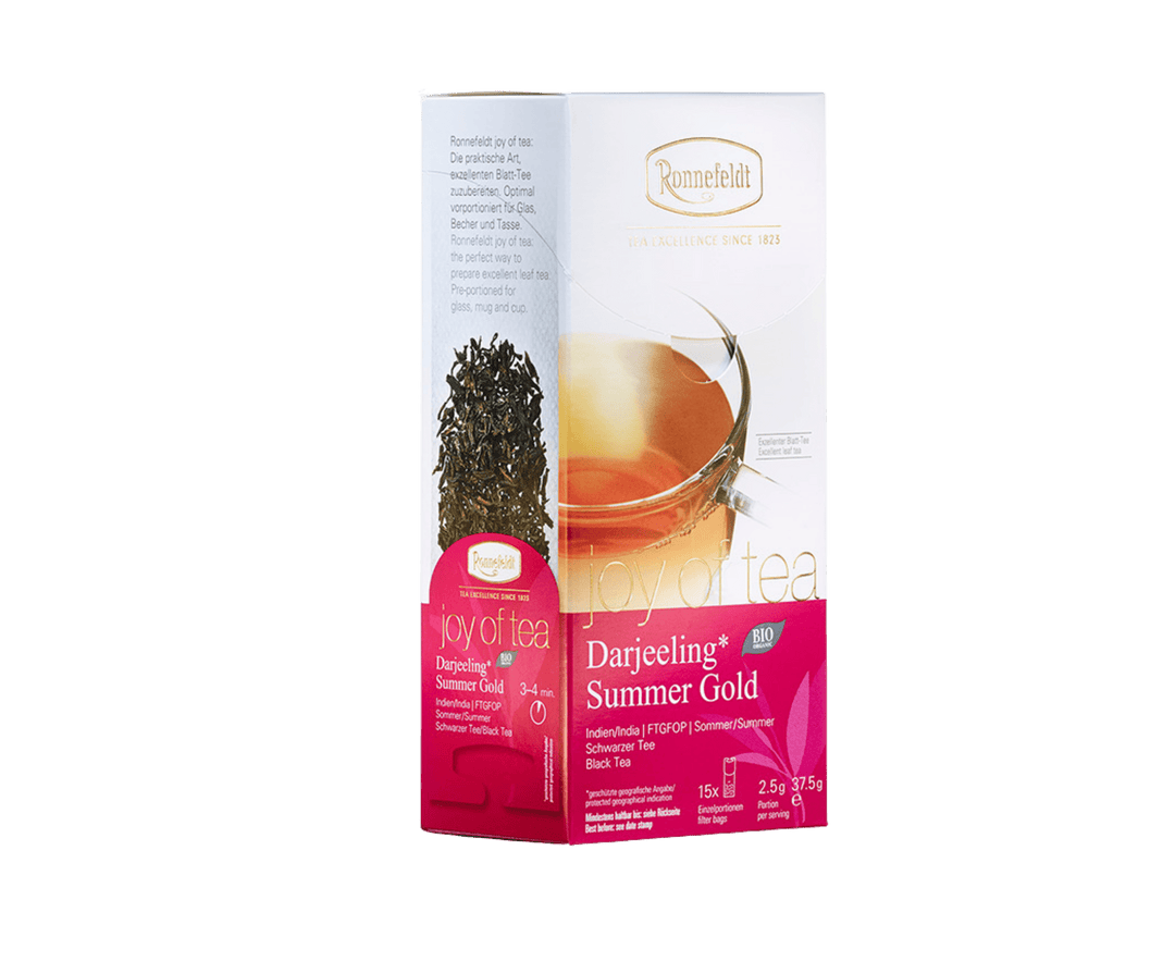 Ronnefeldt Tee Joy of Tea® Darjeeling* Summer Gold (Bio)** 15 x 2.5g - Feinkost Schmitz