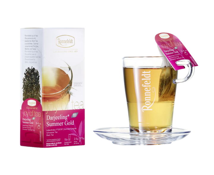 Ronnefeldt Tee Joy of Tea® Darjeeling* Summer Gold (Bio)** 15 x 2.5g - Feinkost Schmitz