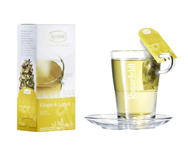 Ronnefeldt Tee Joy of Tea ® Ginger &amp; Lemon 15 x 4g - Feinkost Schmitz