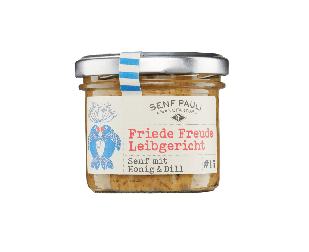 Senf Pauli „Friede Freude Leibgericht“ – Senf mit Honig &amp; Dill 110 ml - Feinkost Schmitz