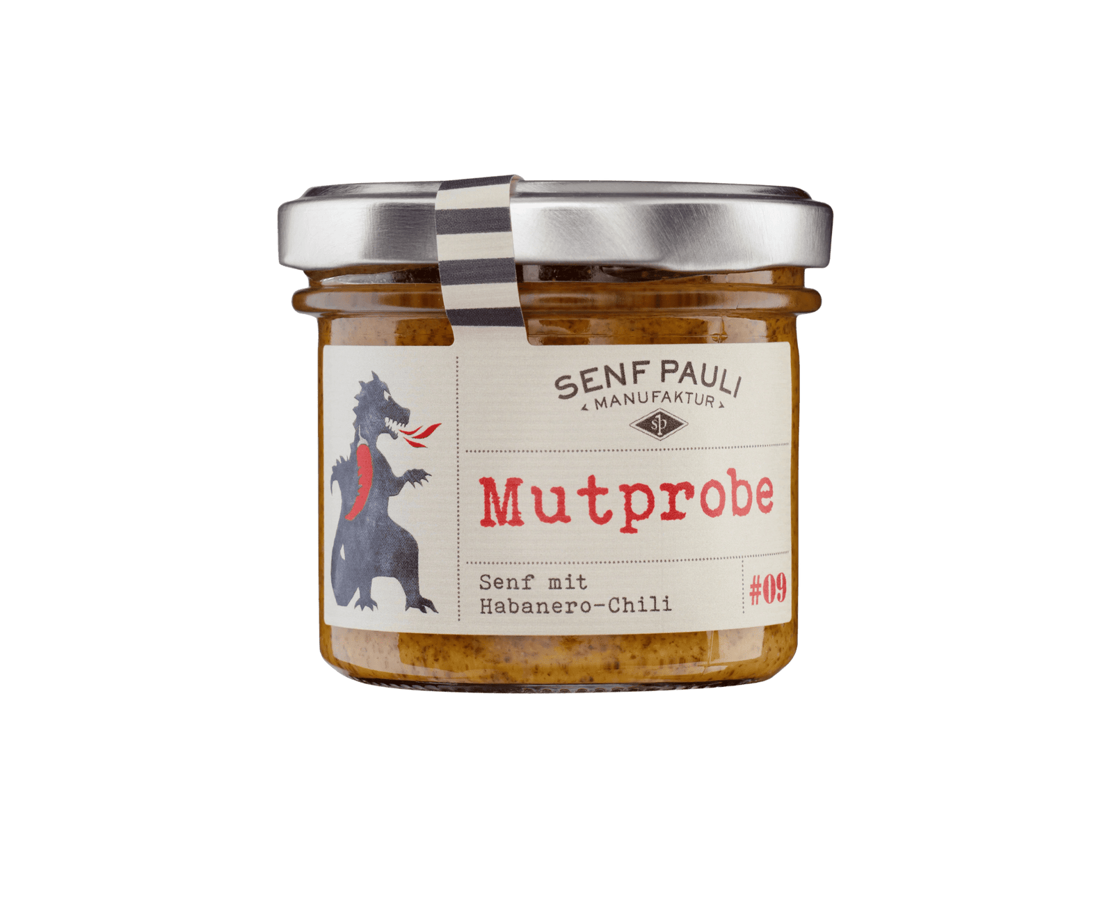Senf Pauli "Mutprobe" - Senf mit Habanero Chili 110ml - Feinkost Schmitz